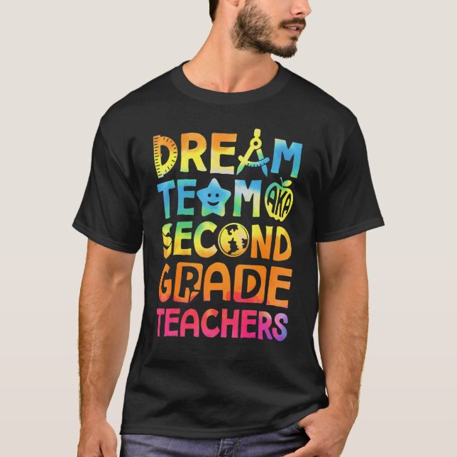 Camiseta Equipe De Sonho Com Professores Do Segundo Ano De  (Frente)
