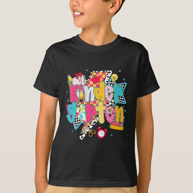 Camiseta Equipe de Sonho da Pré-Escola Preparatória de Volt (Frente)