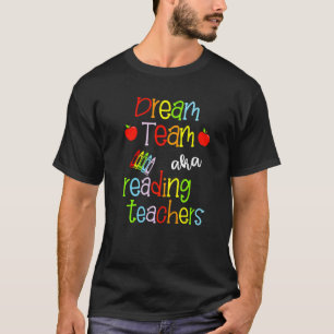 Camiseta Equipe de Sonhos Aka Lendo Professores Cute Crayon