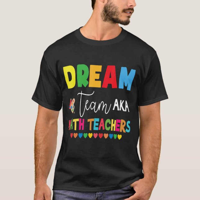Camiseta Equipe De Sonhos Aka Professores De Matemática De  (Frente)