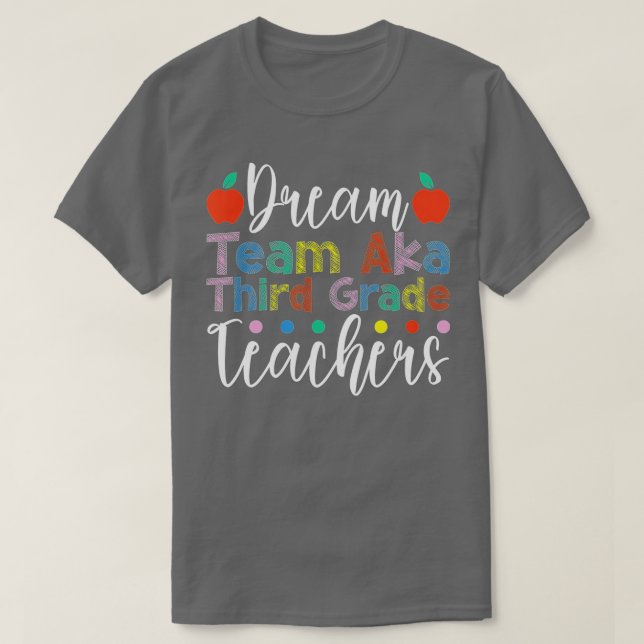 Camiseta Equipe de Sonhos Aka Professores do 3º Grau (Frente do Design)