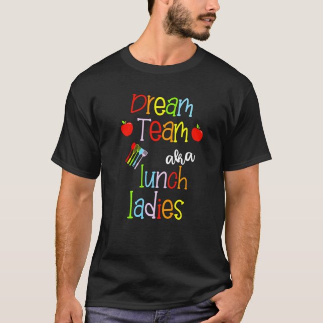 Camiseta Equipe de Sonhos Almoçando Mulheres Educadores de  (Frente)