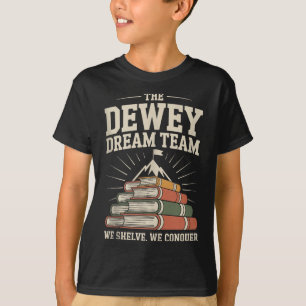 Camiseta Equipe De Sonhos Da Biblioteca Montanha De Livros
