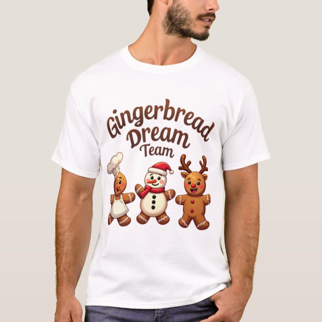 Camiseta Equipe de Sonhos de Gingerpão (Frente)