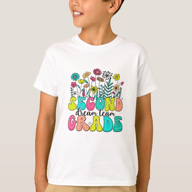 Camiseta Equipe De Sonhos De Segundo Grau Engraçado De Volt (Frente)
