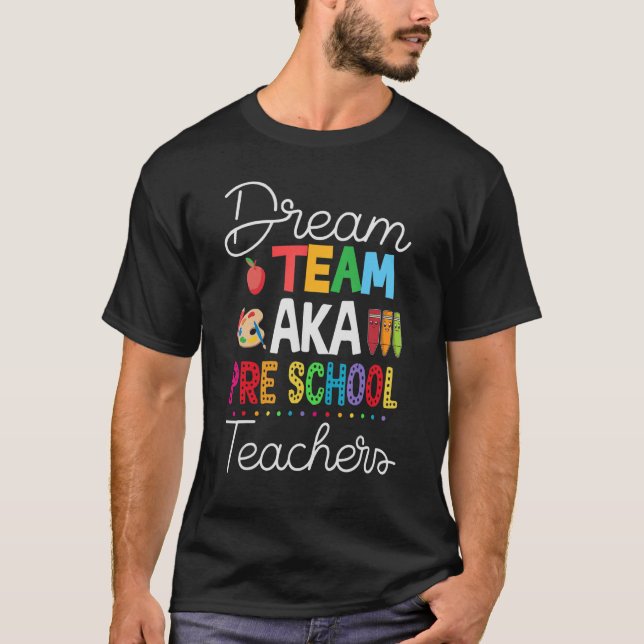 Camiseta Equipe De Sonhos De Volta Às Escolas (Frente)