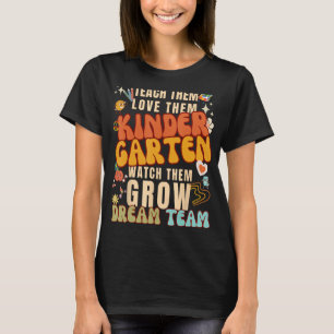 Camiseta Equipe de Sonhos do Jardim Infantil de Volta à Esc