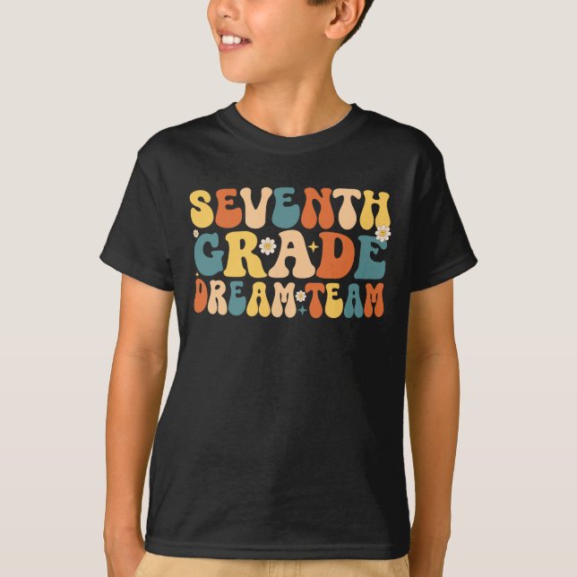 Camiseta Equipe De Sonhos Do Sétimo Ano De Volta À Escola (Frente)