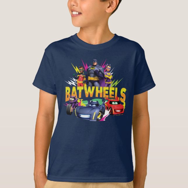 Camiseta Equipe de super-heróis BatWheels™ (Frente)
