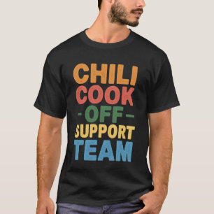 Camiseta Equipe de Suporte do Chilli Cook Off Spicy Lover S