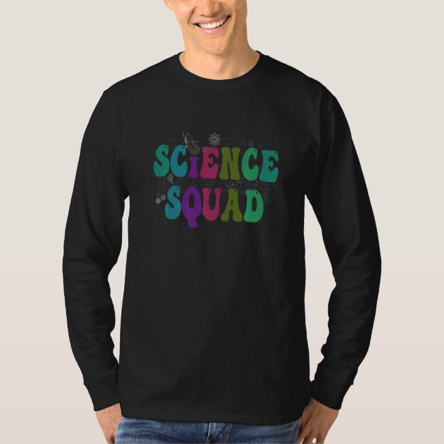 Camiseta Equipe de Tecnologia Groovy Retro SCIENCE SQUAD ST (Frente)