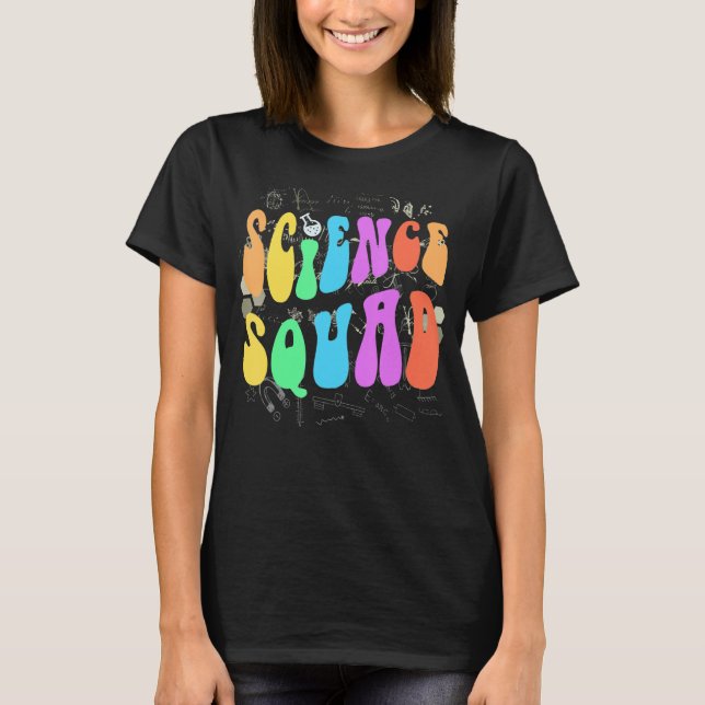 Camiseta Equipe de tecnologia SQUAD da Groovence SCIENCE -  (Frente)