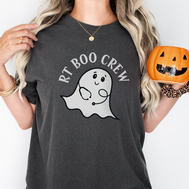 Camiseta Equipe de Terapeuta Respiratória RT Boo (Criador carregado)