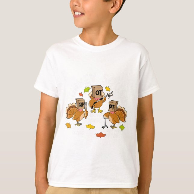 Camiseta Equipe De Terapêutica Com Pt Quad Slp Ot Pt Da Tur (Frente)