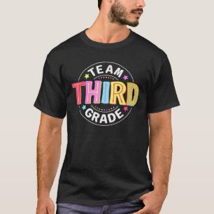 Camiseta Equipe De Terceiro Ano De Volta À Escola De 3º Ano