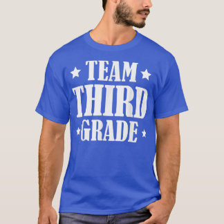 Camiseta Equipe De Terceiro Grau De Volta À Escola De 3º Gr