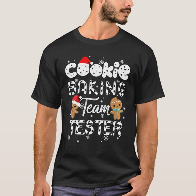 Camiseta Equipe de Testes de Panificação de Biscoitos Ginge (Frente)