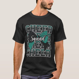 Camiseta Equipe de Torcida Verde Arco Preto Esporte Cheerle