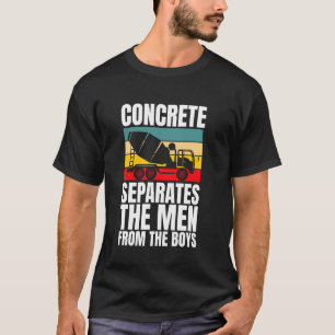 Camiseta Equipe de Trabalhador de Concreto O Homem Forma O