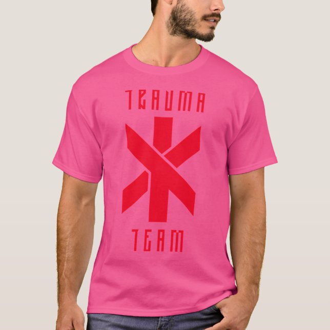 Camiseta Equipe de Trauma Cyberpunk (Frente)