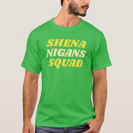 Camiseta Equipe de Travessuras do Dia de São Patrício
