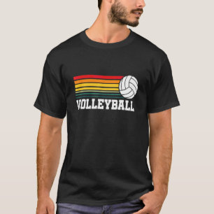 Camiseta Equipe De Treinador De Esportes De Voleibol Vintag