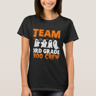 Camiseta Equipe de Tripulação de Boo do 3º ano