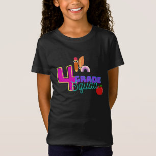 Camiseta Equipe de Tripulação do Esquadrão da Escola legal