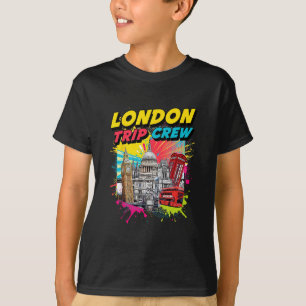 Camiseta Equipe de Viagem a Londres Inglaterra Férias Torre