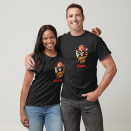 Camiseta Equipe de Vibrações Assustadoras do Esqueleto de H