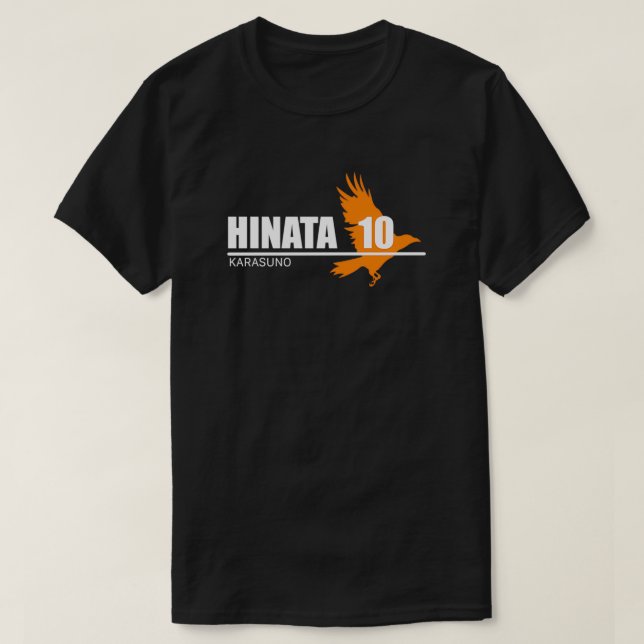 Camiseta Equipe de vôlei Hinata 10 Karasuno haikyuu (Frente do Design)