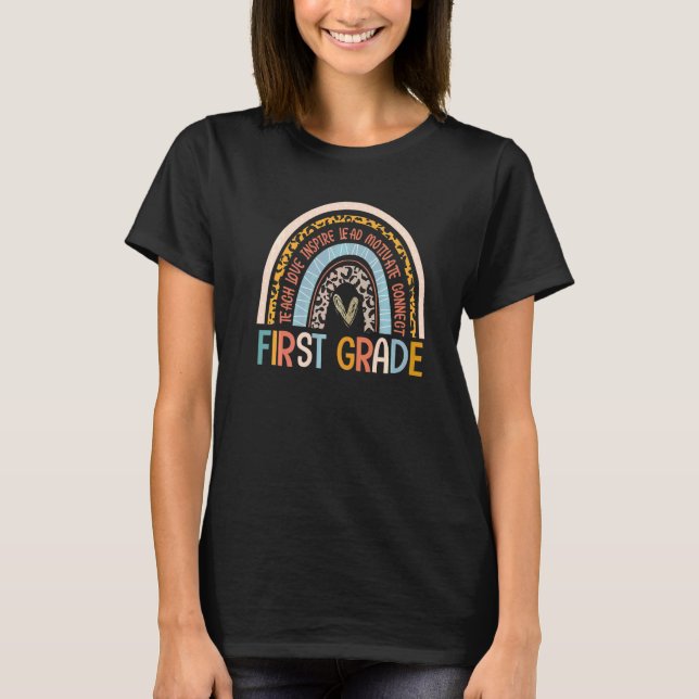 Camiseta Equipe de Volta às Aulas da Primeira Série Profess (Frente)