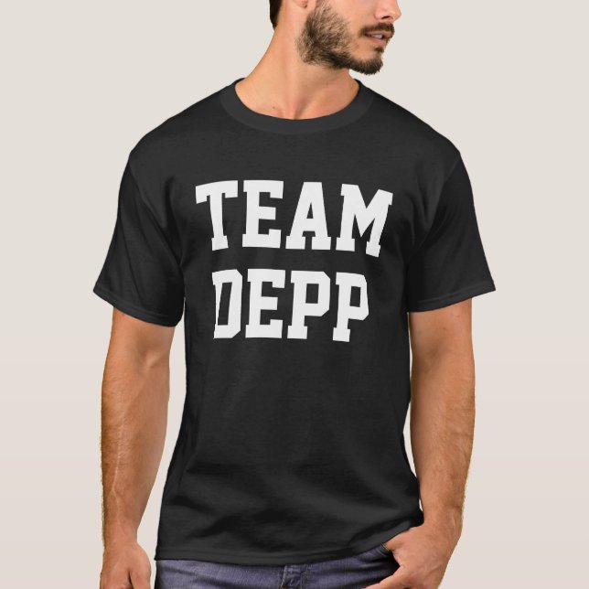 CAMISETA "EQUIPE DEPP" (FRENTE E VERSO) (Frente)