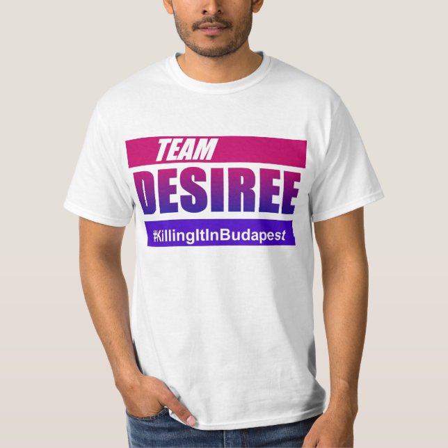 Camiseta Equipe Desiree (Frente)
