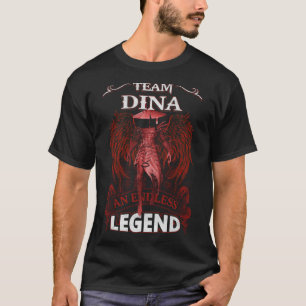 Camiseta Equipe DINA - Uma LEGEND sem fim