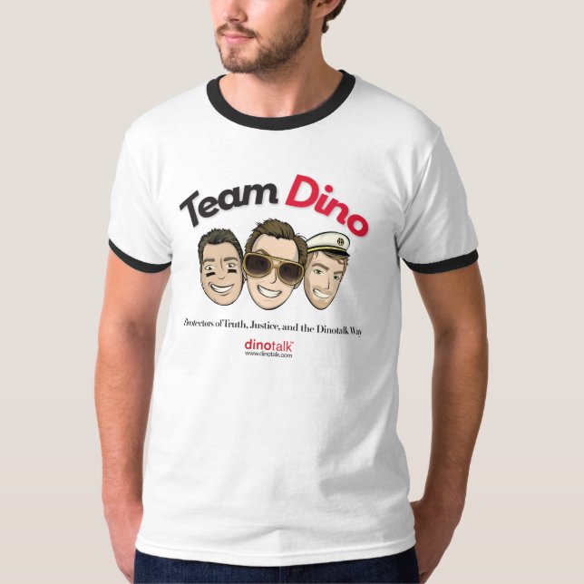 Camiseta Equipe Dino - luz (Frente)