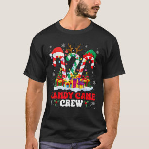 Camiseta Equipe Divertida de Cane de Açúcar Natalino Elfo R