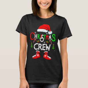 Camiseta Equipe Divertida de Natal Esquadrão de Natal Famíl