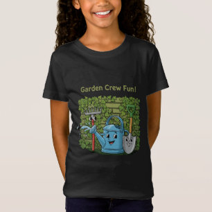 Camiseta Equipe Divertida do Jardim Fofo! Ferramentas de Ja