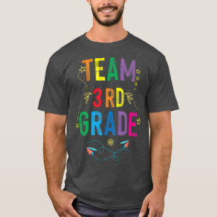 Camiseta Equipe do 3º ano de volta ao professor de jardim d