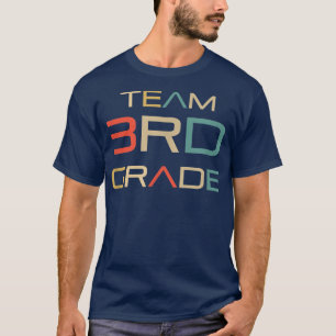 Camiseta Equipe do 3º ano de volta ao técnico escolar Paste