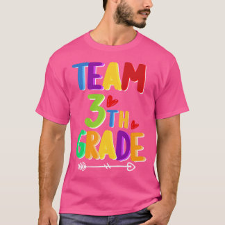 Camiseta Equipe do 3º ano recorta à escola para crianças pr