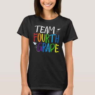 Camiseta Equipe do 4º ano de retorno à escola Professora do