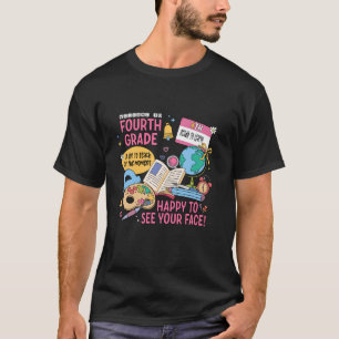 Camiseta Equipe do 4º ano do 4º ano de retorno à escola