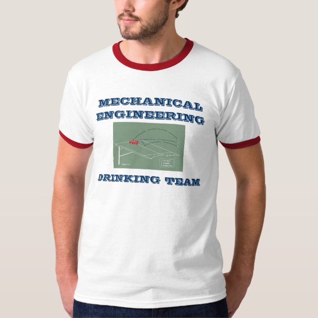 CAMISETA EQUIPE DO BEBENDO DA ENGENHARIA MECÂNICA (Frente)