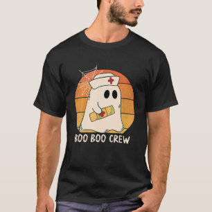 Camiseta Equipe do Boo Boo Enfermeira Fantasma Fantasia de
