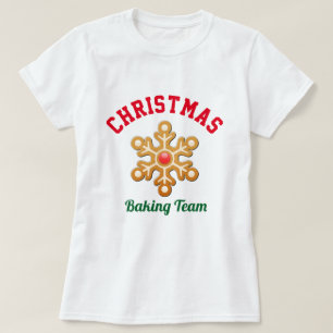 Camiseta Equipe do cozimento do Natal
