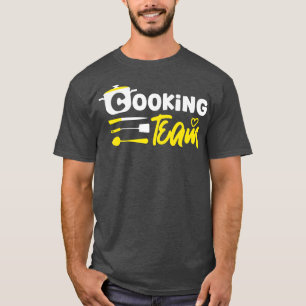 Camiseta Equipe do Cozinhar da Cook Cook para Cozinha do co