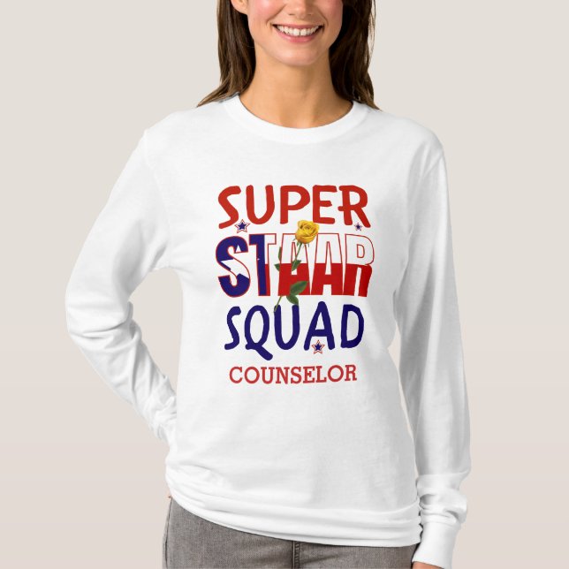 Camiseta Equipe do Dia do Teste STAAR do Texas - ORIENTADOR (Frente)