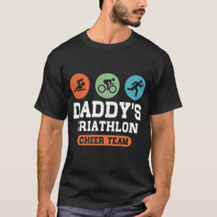 Camiseta Equipe do elogio do Triathlon do pai